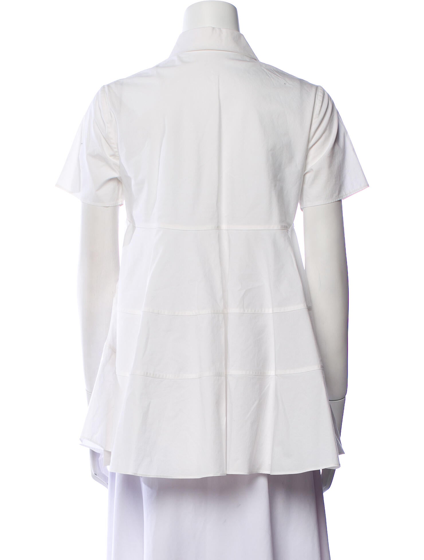 Co. Short Sleeve Button-Up Top